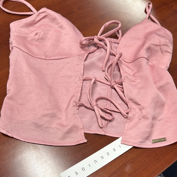 Missguided tie front tank M // 052401 - Picture 1 of 2